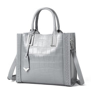 Pattern Woven Handbag Women Leather Handbags