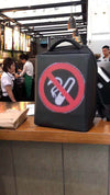 Screen Advertising Walking Backpack