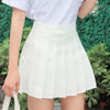 Korean Plaid High Waist Korean Pleated Skirt