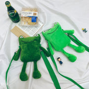 Plush Cute Frog Small Bag Phone Single Shoulder Messenger
