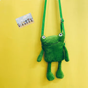 Plush Cute Frog Small Bag Phone Single Shoulder Messenger