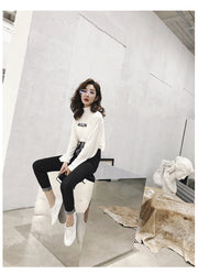 Korean Style Small White Shoes Leather Flat Casual All-Match Single Shoes Sports Shoes Women
