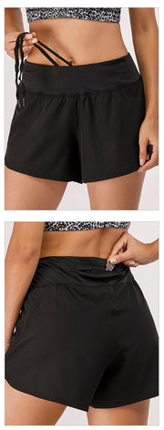 Loose Gym Running Outside Wear Drawstring Yoga Pants Pockets