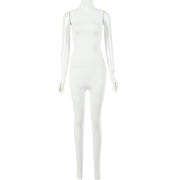Autumn And Winter  Fashionable European And American Style Women Sexy Skinny Sleeveless Jumpsuit