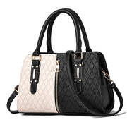 Fashion Color Matching Ladies Handbags European and American Atmosphere Large Capacity