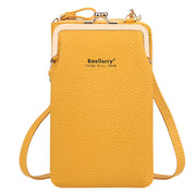 Fashion Mobile Phone Shoulder Bags With Lock Women Messenger Bag Wallet