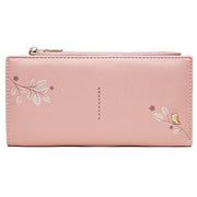 Printing Zipper Folding Wallet, Multi-Card Position PU Student Wallet, Wallet