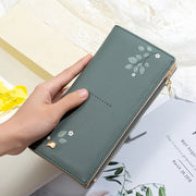 Printing Zipper Folding Wallet, Multi-Card Position PU Student Wallet, Wallet