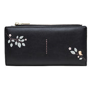 Printing Zipper Folding Wallet, Multi-Card Position PU Student Wallet, Wallet