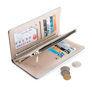 Printing Zipper Folding Wallet, Multi-Card Position PU Student Wallet, Wallet