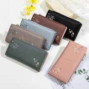 Printing Zipper Folding Wallet, Multi-Card Position PU Student Wallet, Wallet