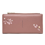 Printing Zipper Folding Wallet, Multi-Card Position PU Student Wallet, Wallet
