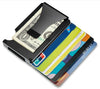 Mens RFID Blocking Slim Money Clip Wallet ID Credit Card Holder Thin Minimalist