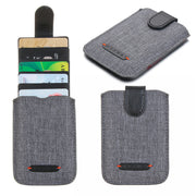 llet Reader Lock Bank Card Holder Id Card Wallet PU leather