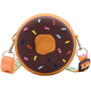 Children's Bag New Baby Messenger Bag Donut Cute Princess Coin Purse Mini Silicone Bag