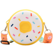 Children's Bag New Baby Messenger Bag Donut Cute Princess Coin Purse Mini Silicone Bag