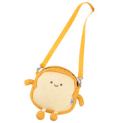 Cute Cartoon Toast Bread Messenger Bag