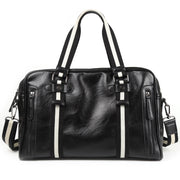 Retro Men's Portable Official Document Messenger Shoulder Bag Fashion Travel PU Leather