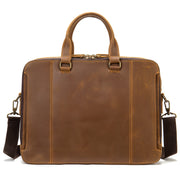 MVA Briefcase, Leather Men's Business Handbag, First Layer Leather Laptop Business Bag, Spot