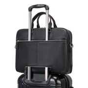 MVA Briefcase, Leather Men's Business Handbag, First Layer Leather Laptop Business Bag, Spot