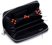 Leather Long Wallet Leather Wallet Men Clutch Bag Zipper Clutch Bag