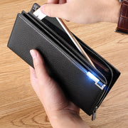 Clutch Men's Wallet Long First Layer Cowhide