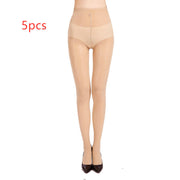 Sexy High Elastic Belly Mask Horse Oil Socks Steel Stockings