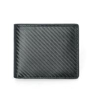Carbon Fiber Pattern Anti-Theft Leather Men'S Wallet