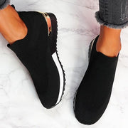 Flying Knit Socks Shoes Stretch Cloth 43 Size Women's Shoes