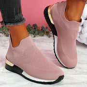 Flying Knit Socks Shoes Stretch Cloth 43 Size Women's Shoes