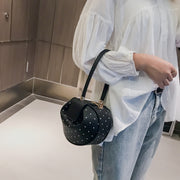 Polka dot Dumpling Shape Totes Mini Bags