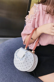 Polka dot Dumpling Shape Totes Mini Bags