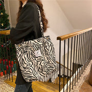 Literary Fashion Shoulder Bag Student Shopping Bag