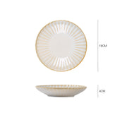 Nordic ceramic dishes dishes home dishes creative network red style steak Western plate breakfast tableware Qiong Yi