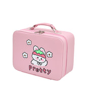 Cute Large-capacity Cosmetic Bag, Extra-large Portable High-end Storage Box