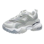 Summer Rhinestone Fairy Style Breathable Casual Sports Shoes