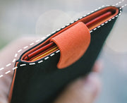Cascading pull card package colorful gradient ultra-thin wallet simple smart multi-card portable business card package