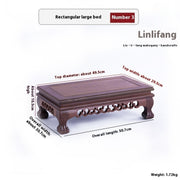 Door Frame Decoration Base Home Carving Solid Wood Crafts Bracket