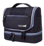 New cationic waterproof large capacity cosmetics dry and wet wash bag two-layer cosmetic bag