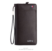 Long leather wallet
