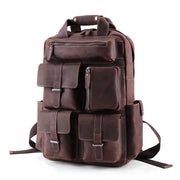Crazy horse leather retro leather men's bag