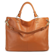 new high-grade first layer cowhide ladies handbags European and American fashion leather handbags shoulder slung tote bag