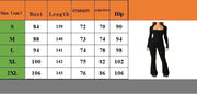 Women Long Sleeve Belly Waist Shaping And Hip Lift Square Collar Wide Leg High Elastic Jumpsuit