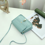 Crocodile Pattern Small Square Bag Women's Bag Cosmetic Bag Shoulder Bag