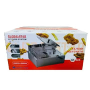 Globalstar 12L Commercial Double Deep Fryer | GS-82A