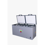 SPJ 660 Litres Hard Top Double Door Deep Freezer – Silver (5YRS WRNTY)