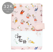 Cartoon magnetic buckle notebook color page hand ledger