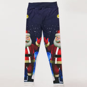 Christmas print clothing fitness pants yoga pants