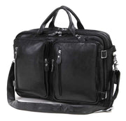 Multi Functional Leather Men's Handbag