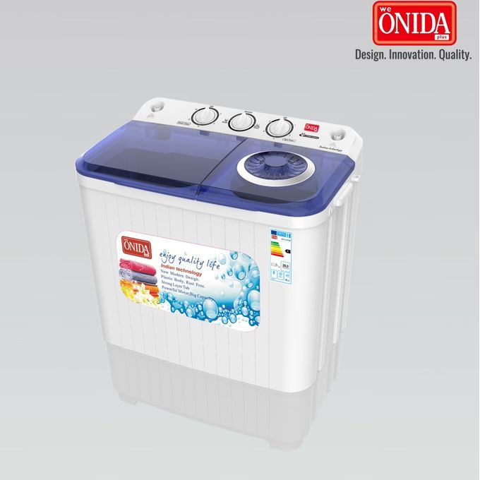 Onida 5Kg Twin Tub Washing Machine - White.